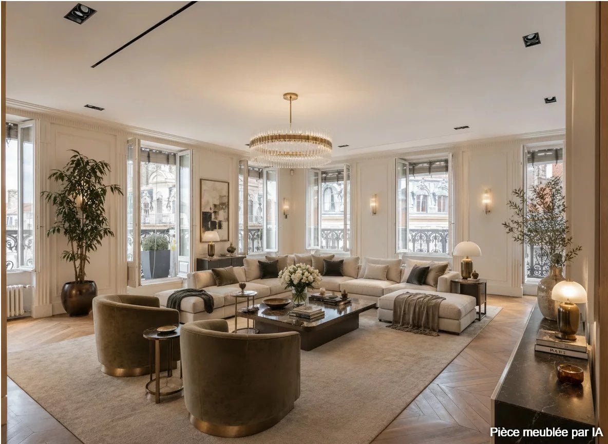 LYON JACOBINS - 241 M² 4 CHAMBRES BALCON VUE
